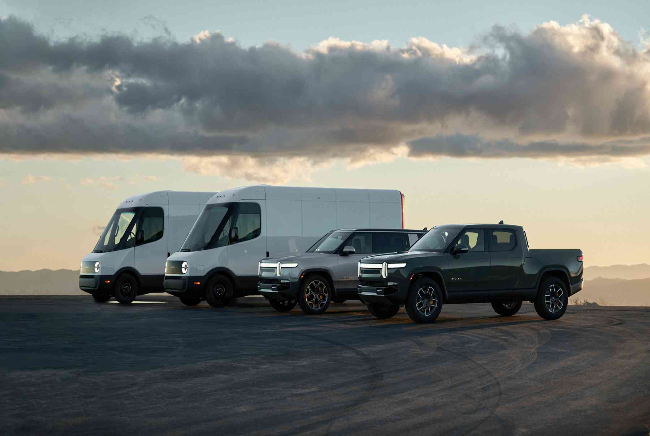 4 rvian cars
